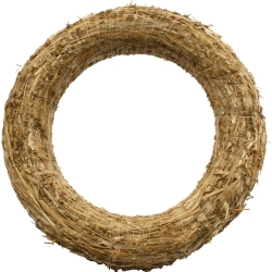 Slámové věnce a podklady