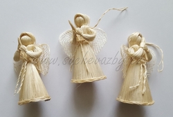 Anděl Abaca 8cm typ 4