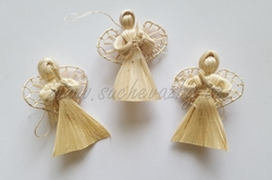Anděl Abaca 6-7cm typ 1 