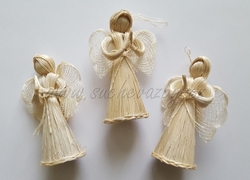 Anděl Abaca 10-11cm typ 4
