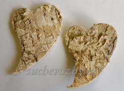 Srdce bříza  oblouk  9cm