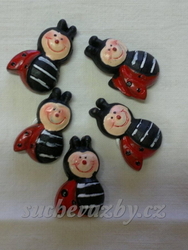 Brouček černý nalepovací 2,5cm