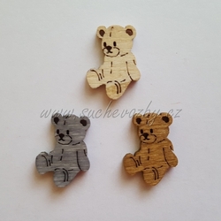 Medvídek dřevo 1,9cm
