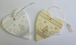 Srdce závěsné malované 5x3,8cm