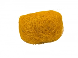 Sisal 50g oranžová zlatá