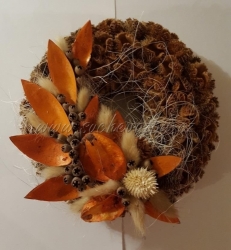 Bukvicový věnec zdobený 20cm F