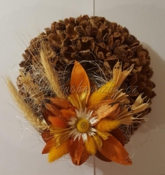Bukvicový věnec zdobený 20cm K