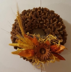 Bukvicový věnec zdobený 20cm O