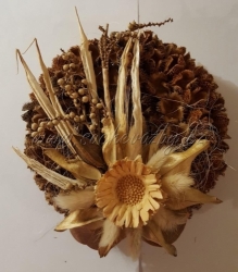 Bukvicový věnec zdobený 20cm P