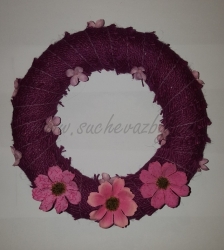 Věnec jutový 22cm 5