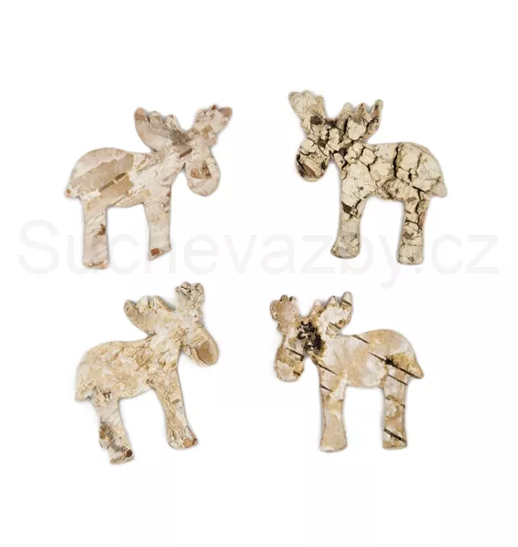 Sob bříza 4,5x4cm 3ks