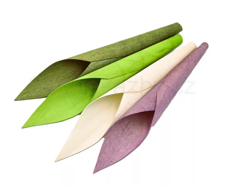 Dýhové kornoutky barevné 18cm