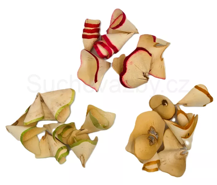 Dřevěné hobliny barevné 2-4cm 5ks