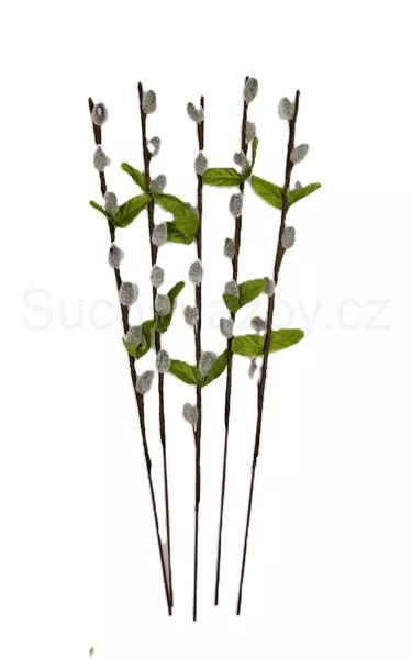 Kočičky semiš větvička 30cm