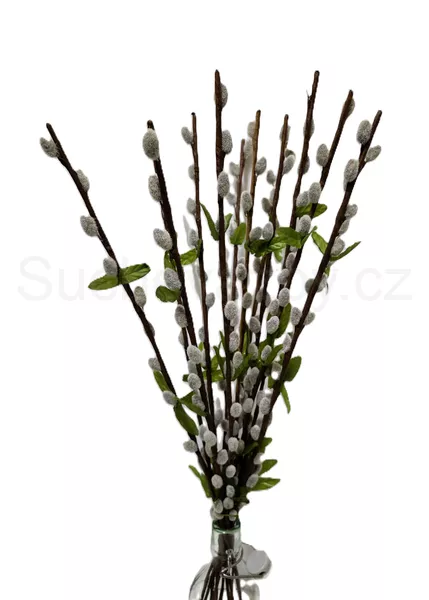 Kočičky semiš větvička 52cm 