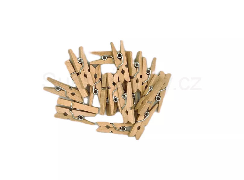 Kolíček dřevo přírodní 2,5cm 10ks