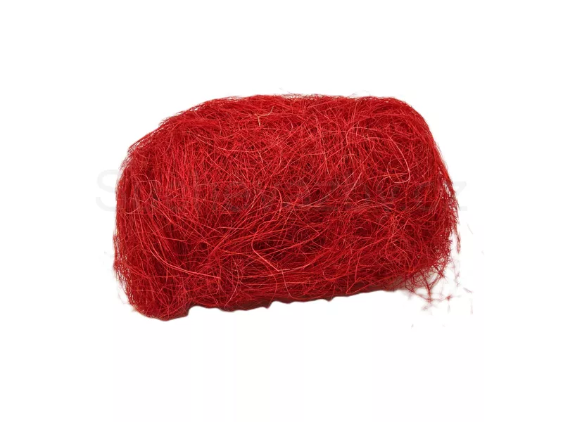Sisal 50g červená