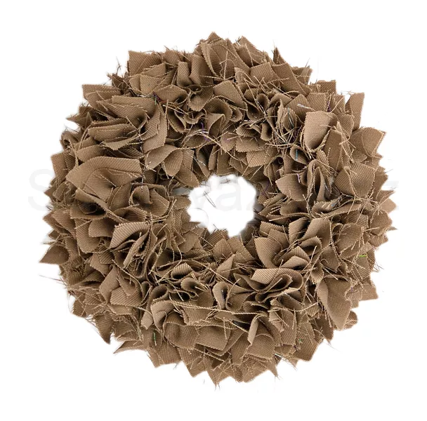 Věnec vypichovaný látkový černý 18cm - kopie - kopie