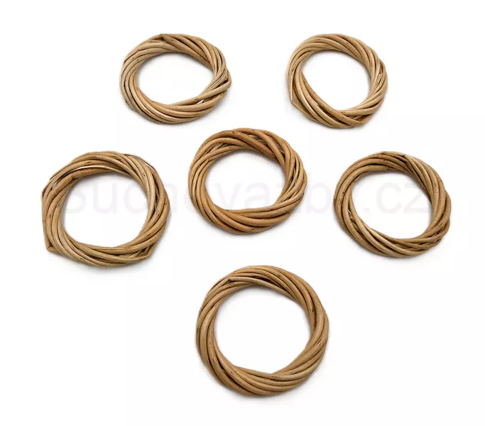 Věnec proutí loupané 7cm